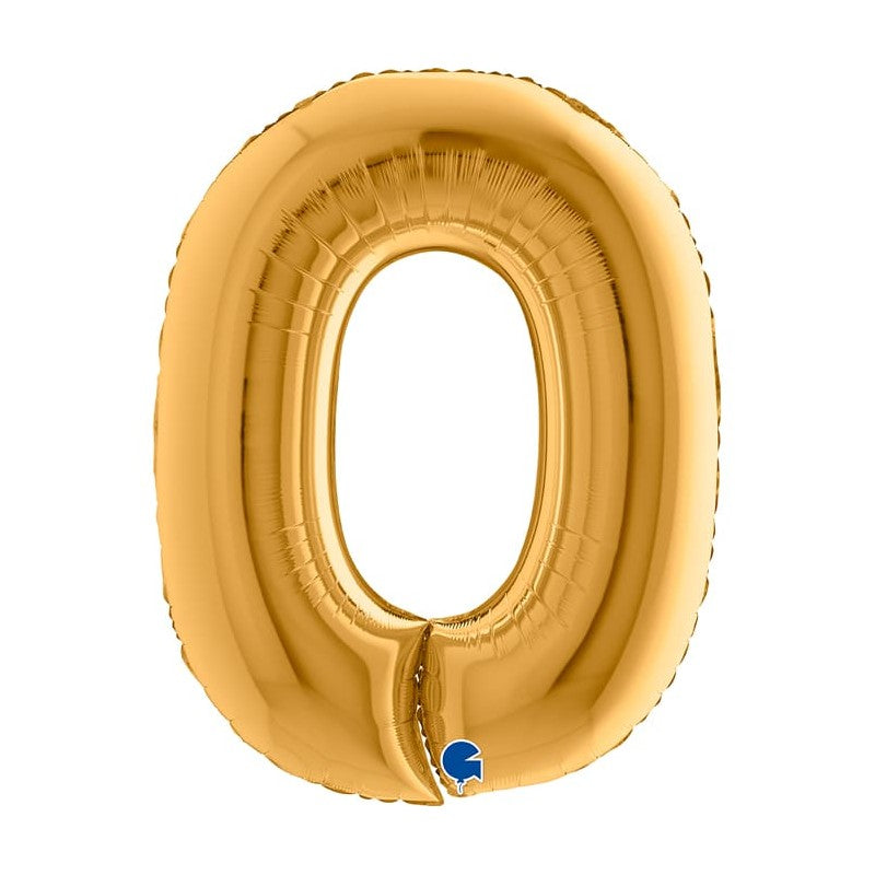 Numeri Oro in Mylar Gonfiato ad elio