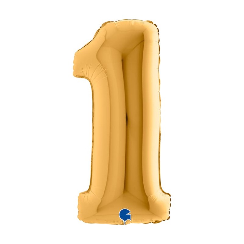 Numeri Oro in Mylar Gonfiato ad elio