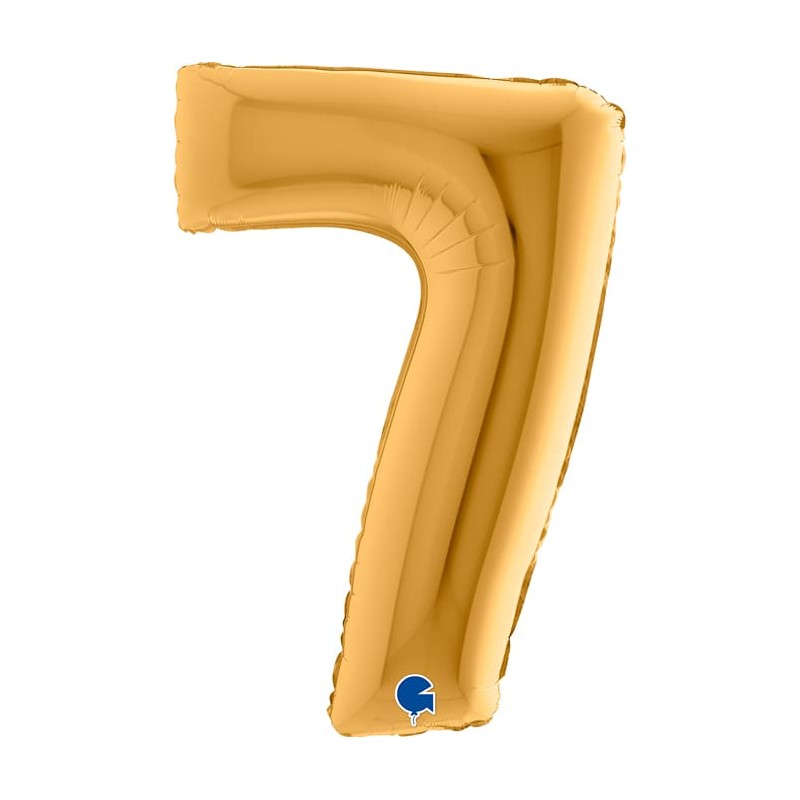 Numeri Oro in Mylar Gonfiato ad elio