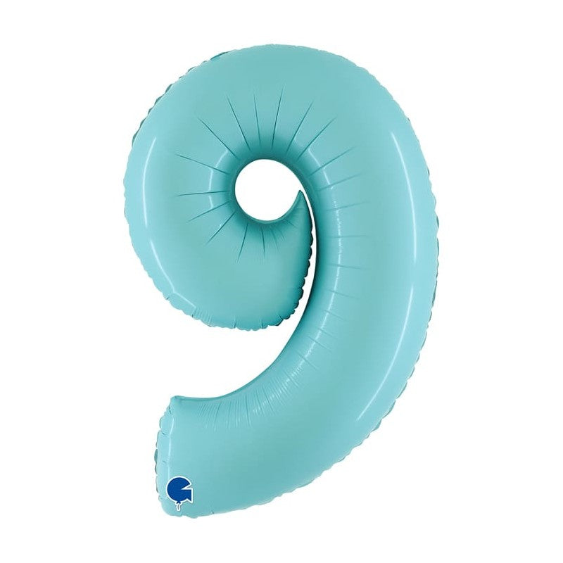 Numeri Azzurro in Mylar 40"
