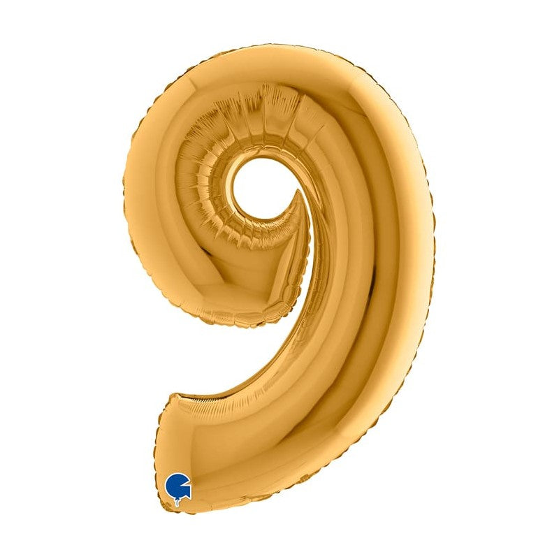 Numeri Oro in Mylar Gonfiato ad elio