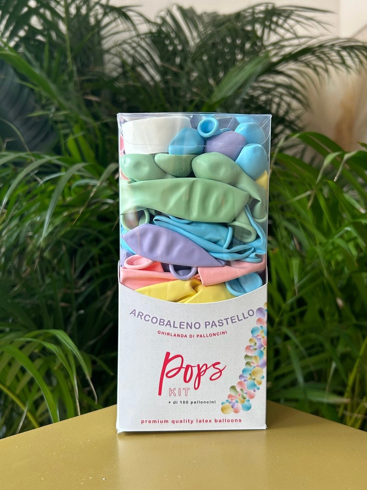 Kit di Palloncini Fai da Te | Arcobaleno Pastello