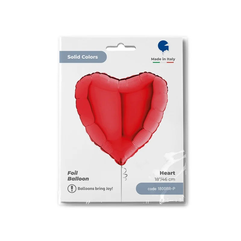 Palloncino Cuore Rosso 18"