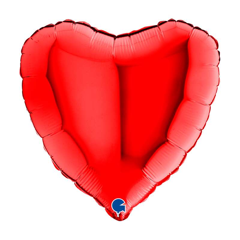 Cuore rosso Mylar 18“