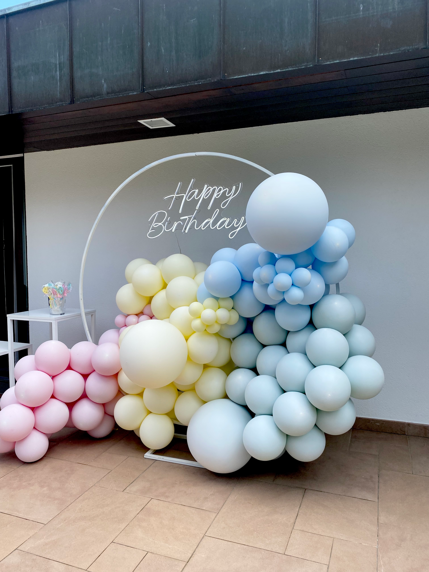Cerchio di Palloncini Premium