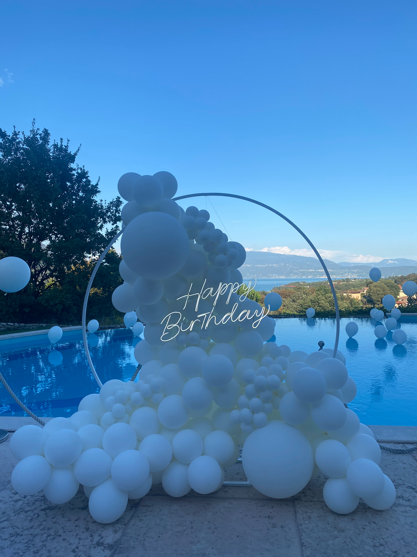Cerchio di Palloncini Premium