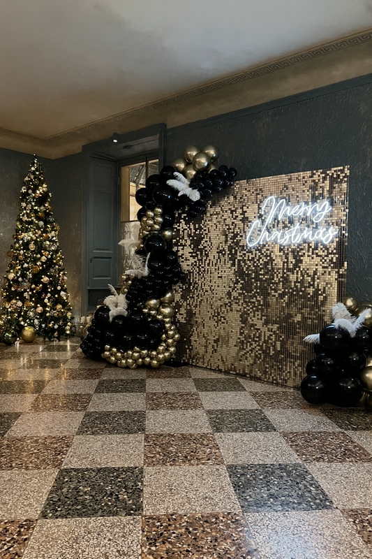 Parete Luccicante Oro | Christmas Party