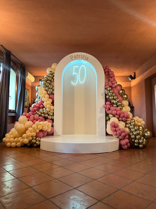 Allestimento 50º Compleanno | Set Milano