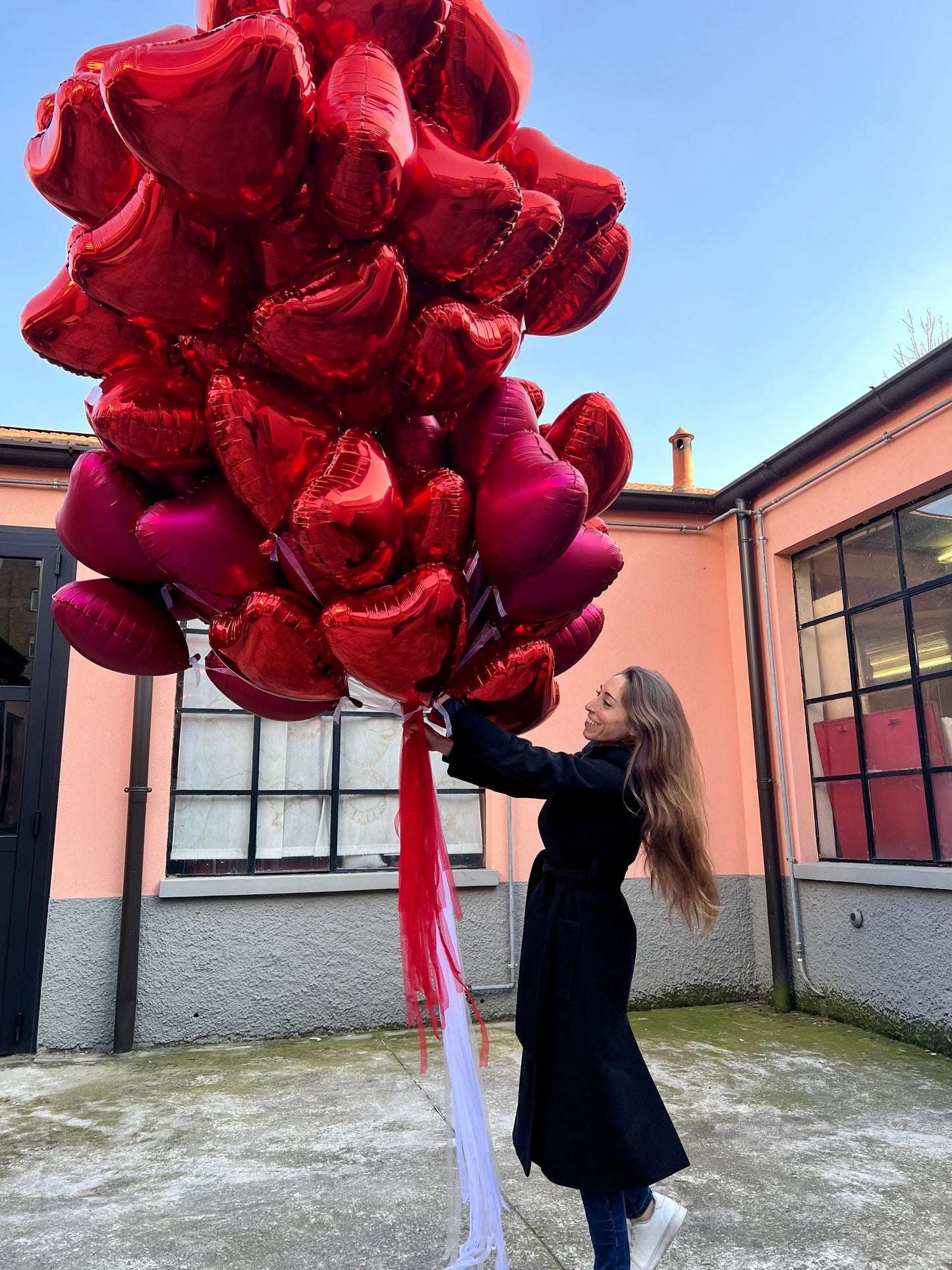 Bouquet Amore per Sempre | 100 cuori ad elio