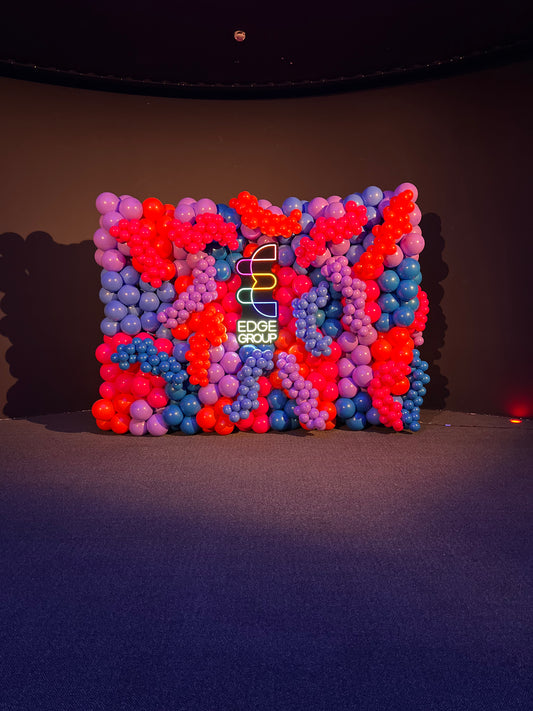 Parete di Palloncini con Logo Personalizzato